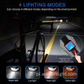 Gorąca sprzedaż USB do ładowania górskiego roweru rowerowego światła ogona i przednie światło cyklowe reflektory z prędkościomierzem rowerowym